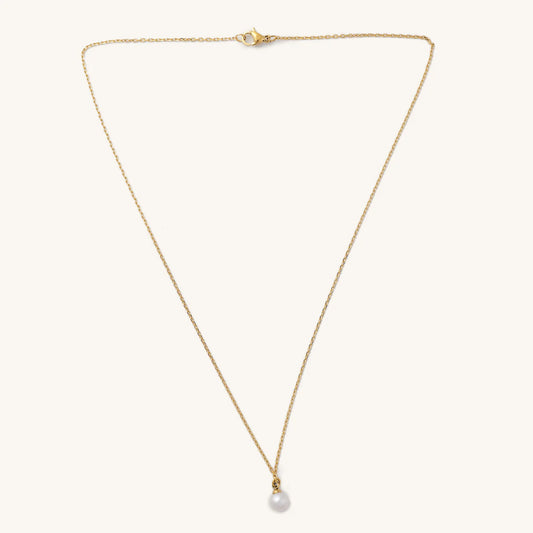 Nikki Smith Designs Pearl Necklace, Gold