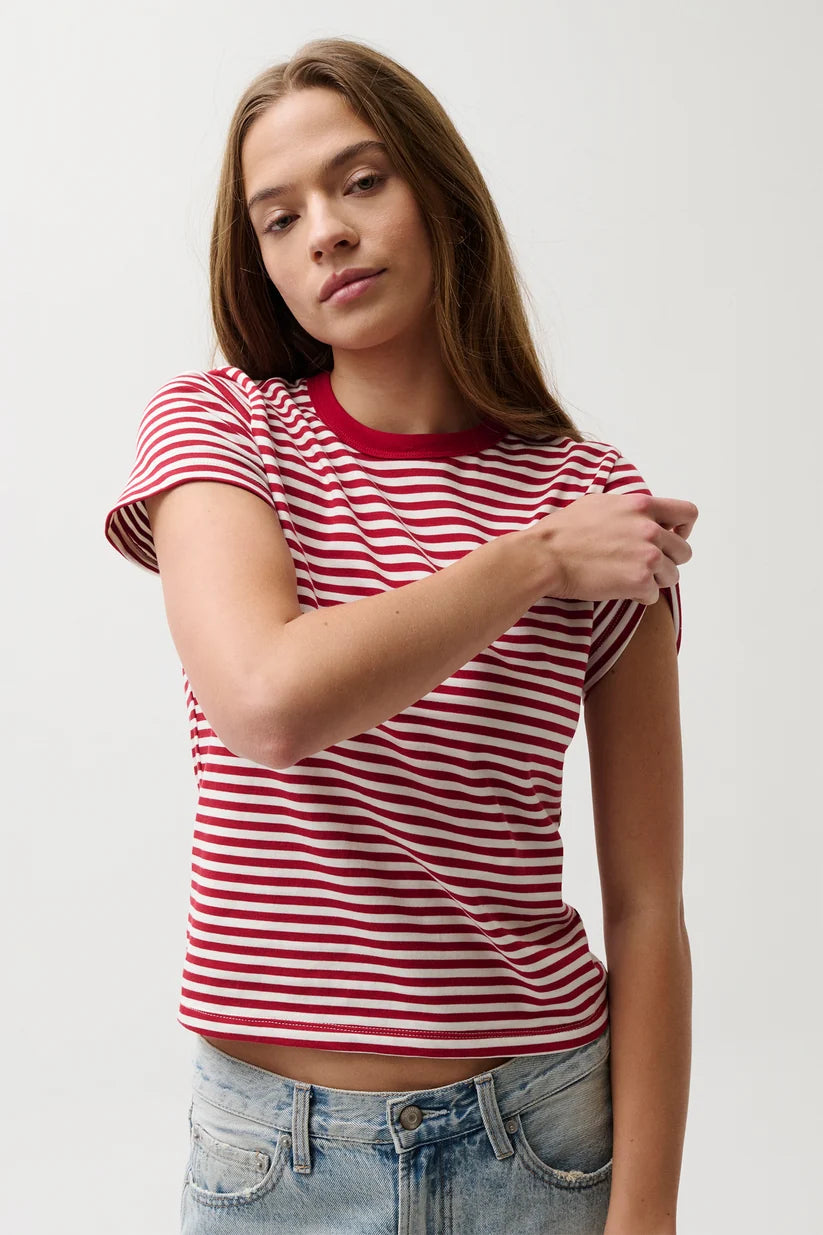 Pistola Alba Shrunken Tee, Racer Stripe