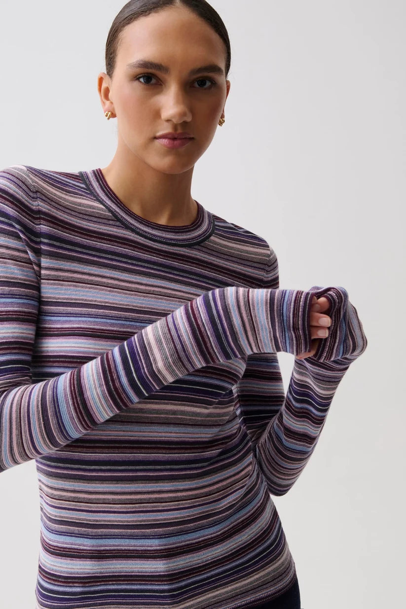 Pistola Madison Knit Long Sleeve, Lovina Stripe