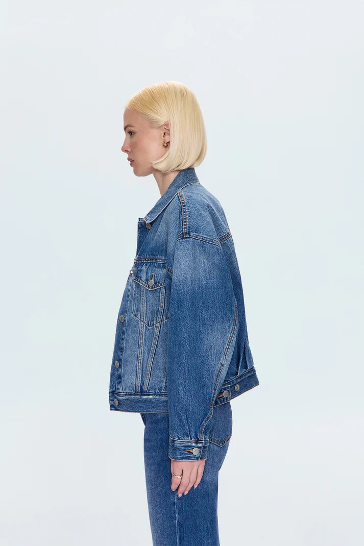 Pistola Harley Relaxed Trucker Jacket, Roulette