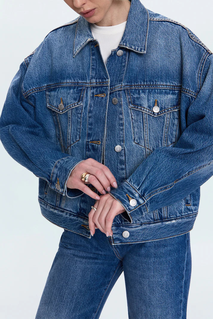 Pistola Harley Relaxed Trucker Jacket, Roulette