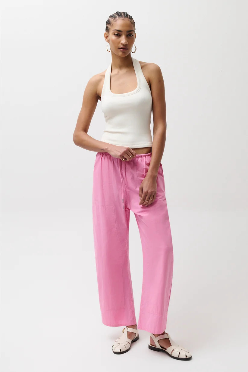 Pistola Theo Poplin Pant, Azalea