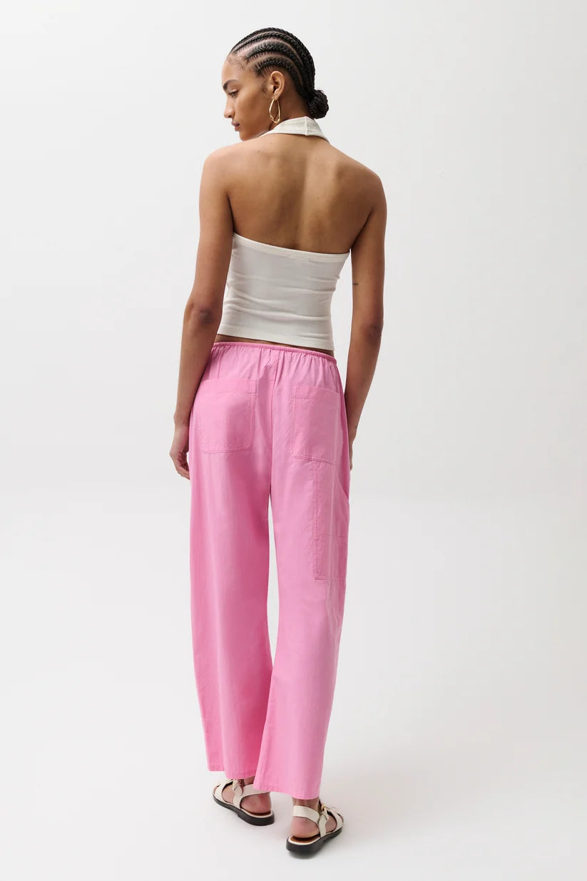 Pistola Theo Poplin Pant, Azalea