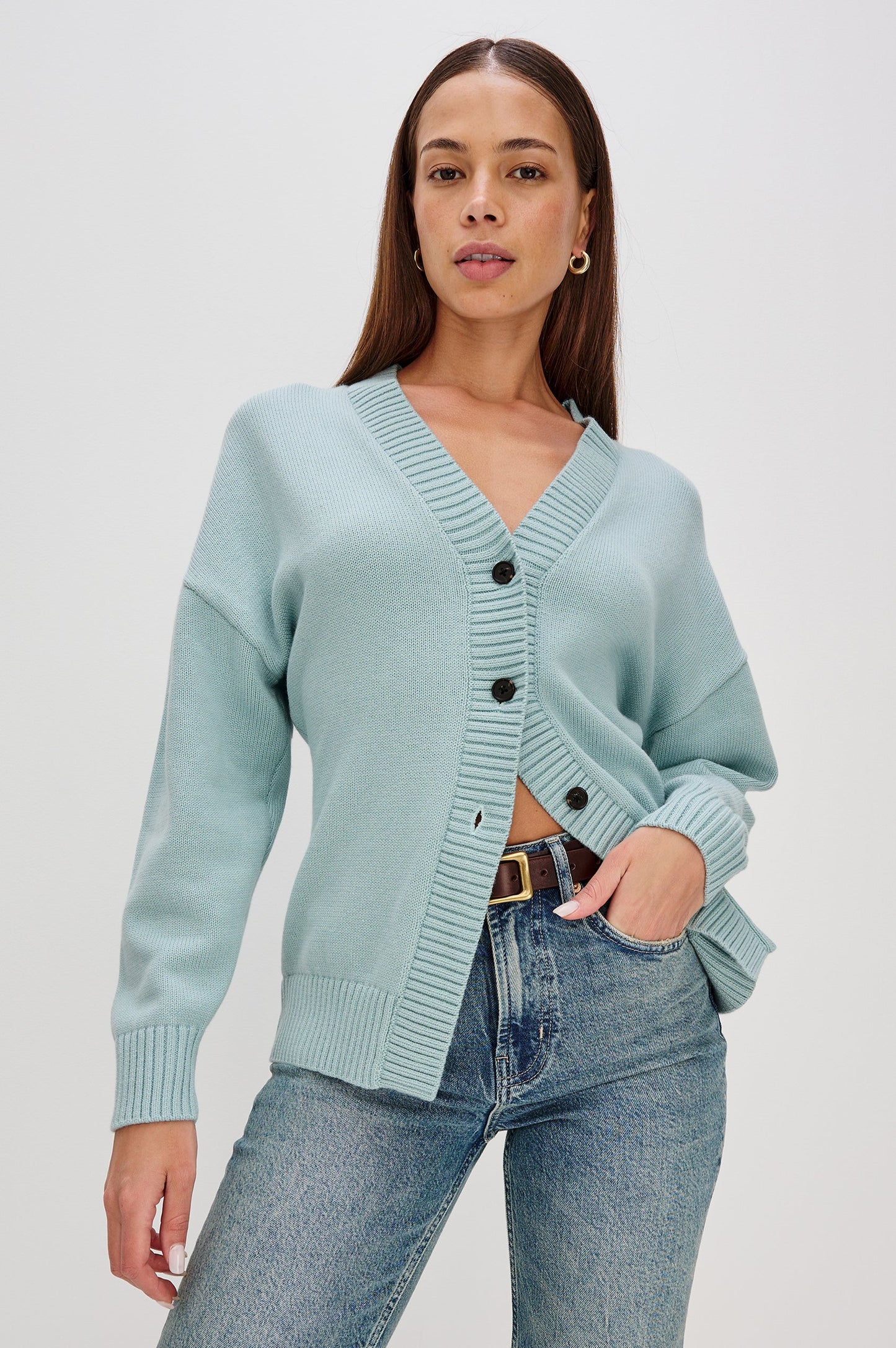 Rails Philippa Cardigan, Stone Blue