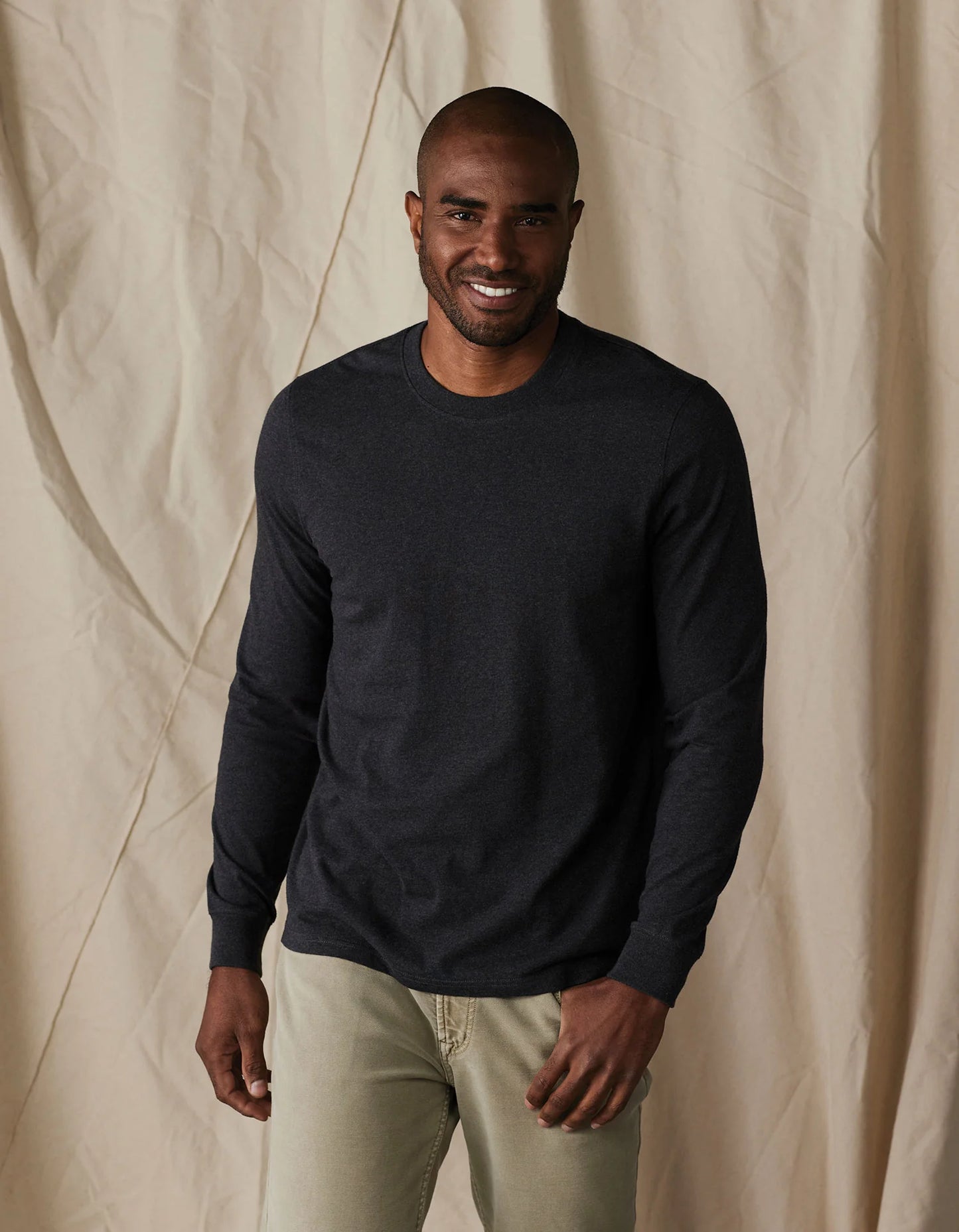 The Normal Brand Men's Lennox Jersey Long Sleeve Tee - Multiple Options