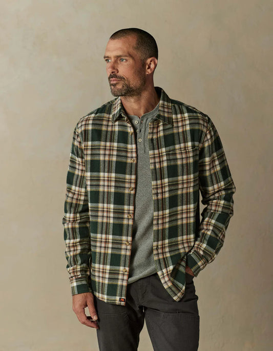 The Normal Brand Men's Louis Heavyweight Flannel Overshirt - Multiple Options