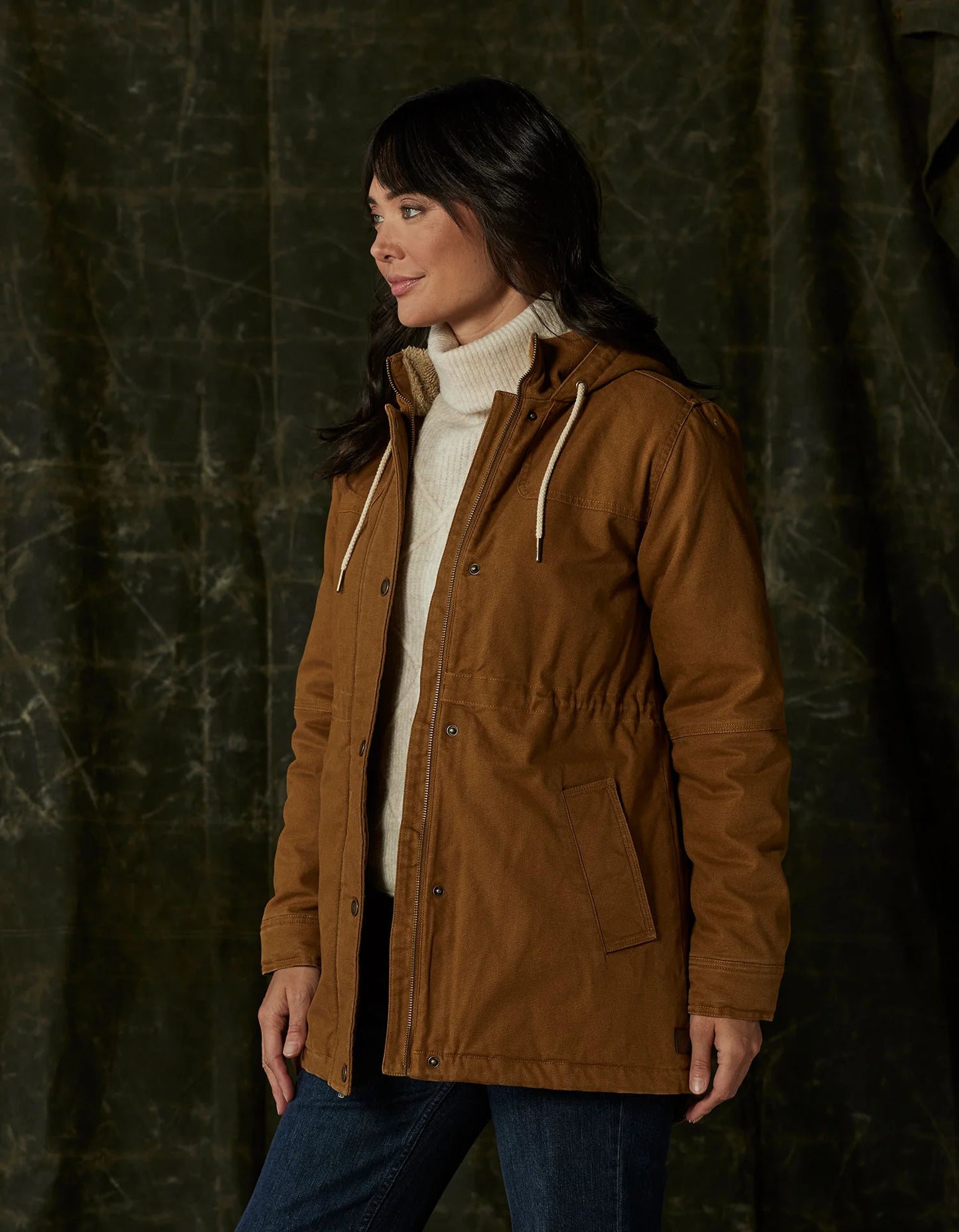 The Normal Brand Betsie Canvas Coat, Maple Glaze