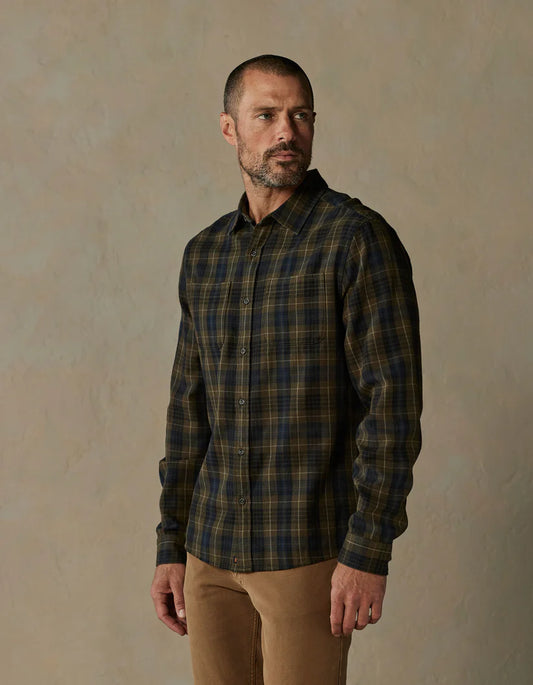 The Normal Brand Men's Jackson Lightweight Flannel, Cypress Plaid