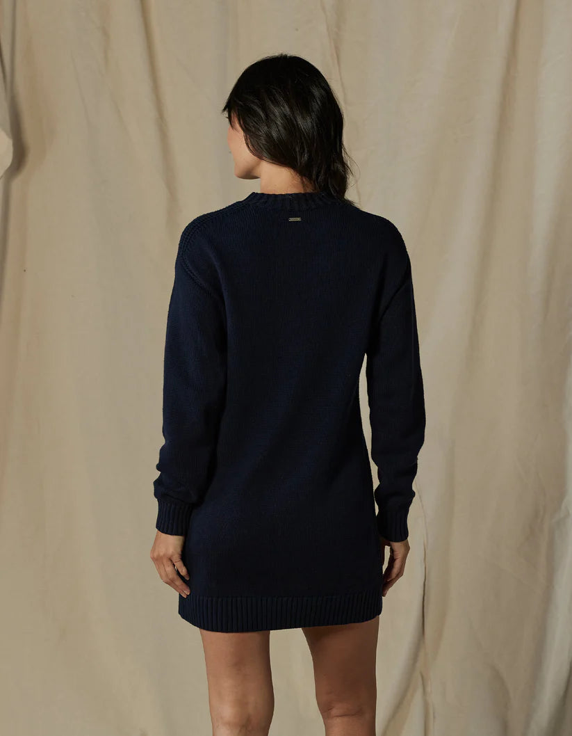 The Normal Brand Women's Nellie Knit Dress, Navy