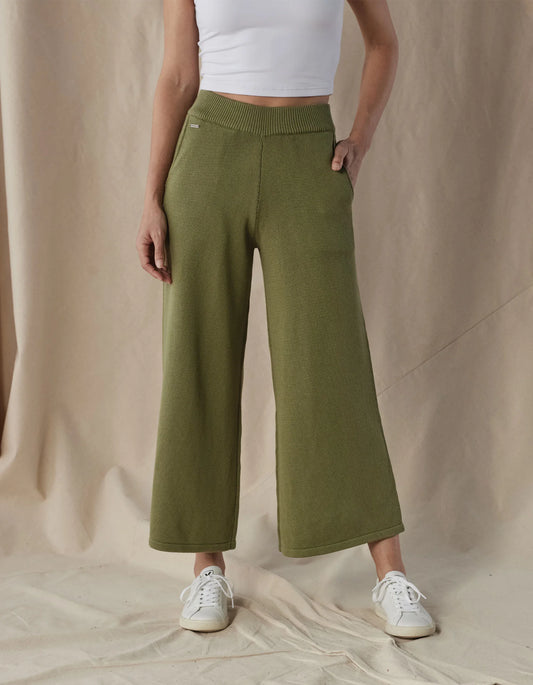 The Normal Brand Women's Wanderlust Knit Pant, Pine Needle