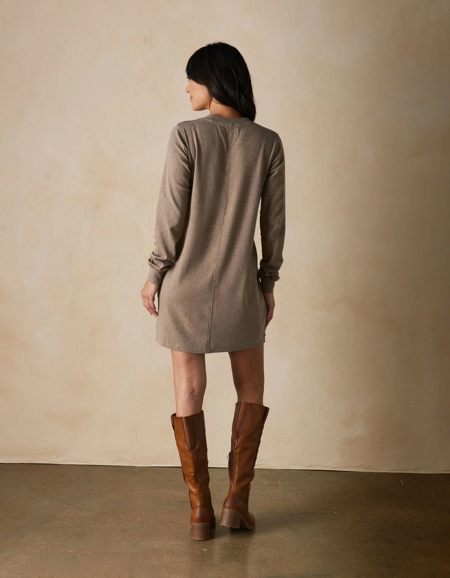 The Normal Brand Women's Puremeso Everyday Dress, Taupe