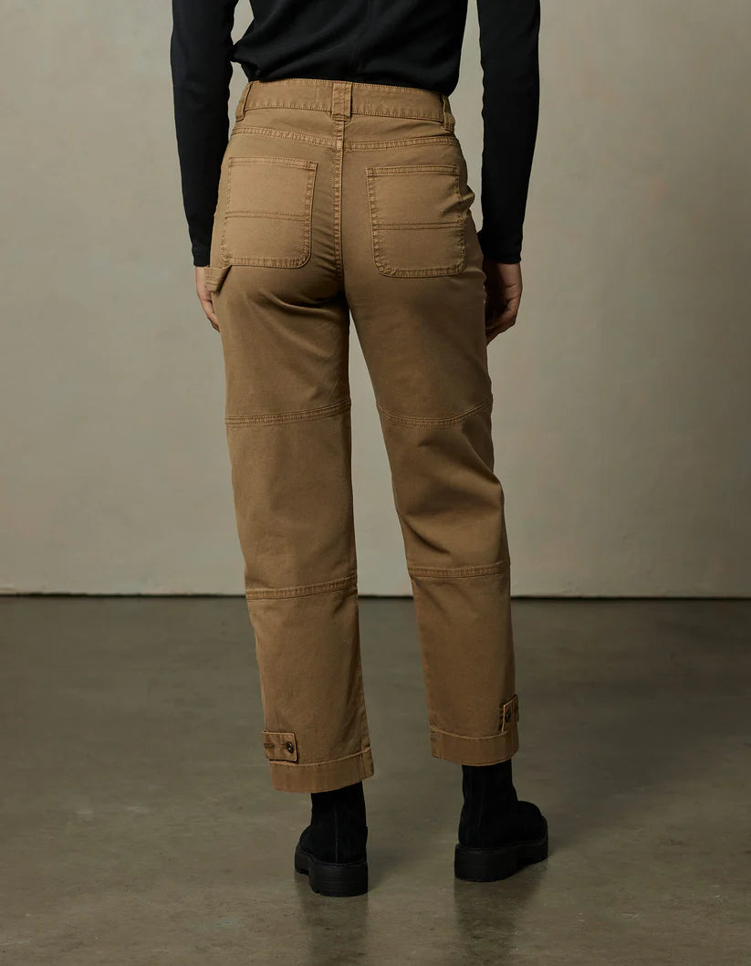 The Normal Brand Women's James Canvas Military Pants, Russet