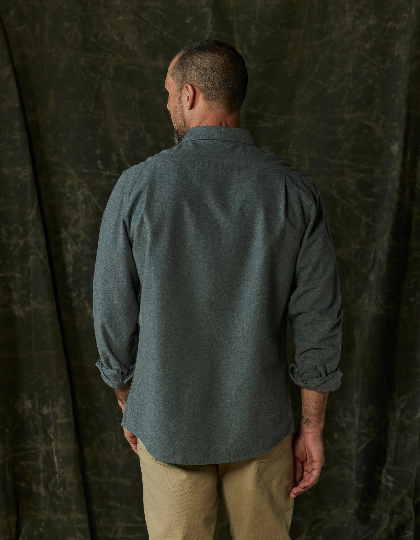 The Normal Brand Men's Fairbanks Brushed Chamois Button Up, Waterloo