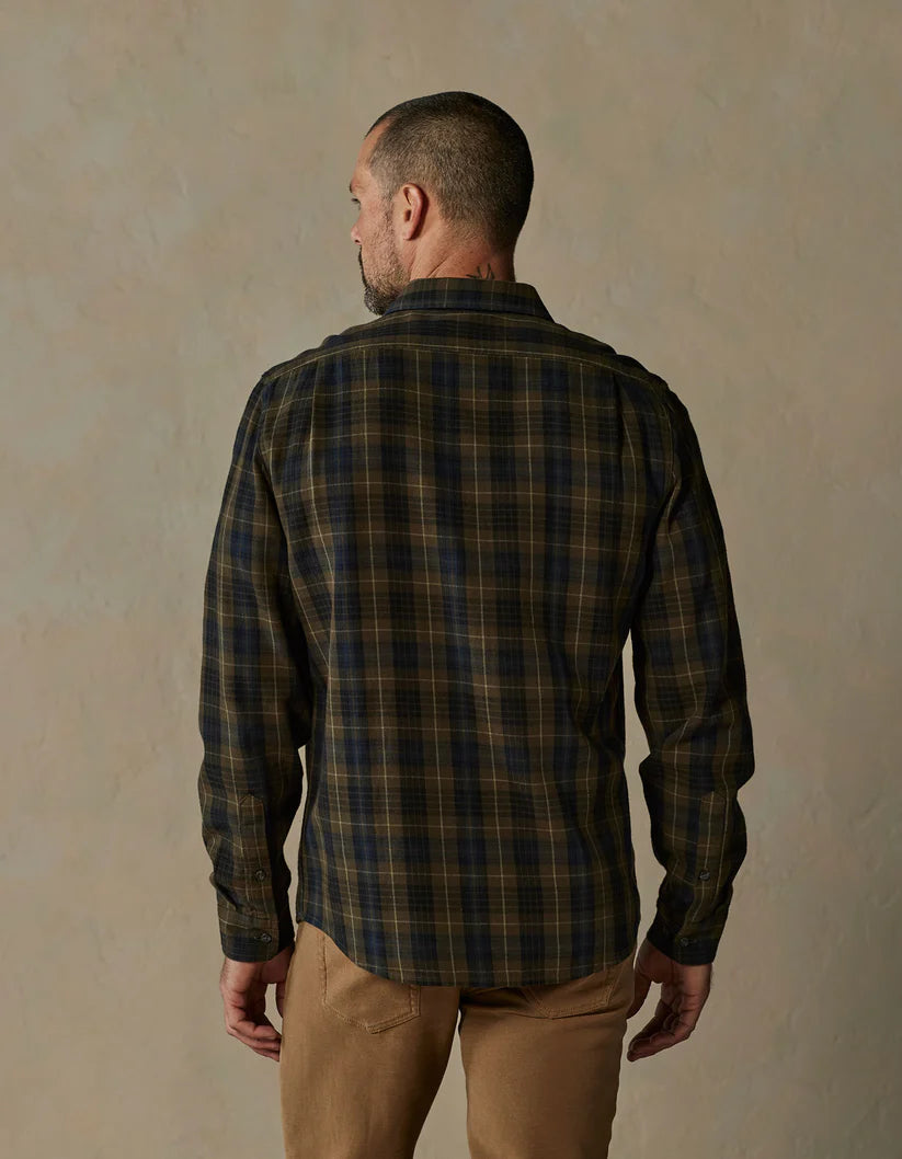 The Normal Brand Men's Jackson Lightweight Flannel, Cypress Plaid