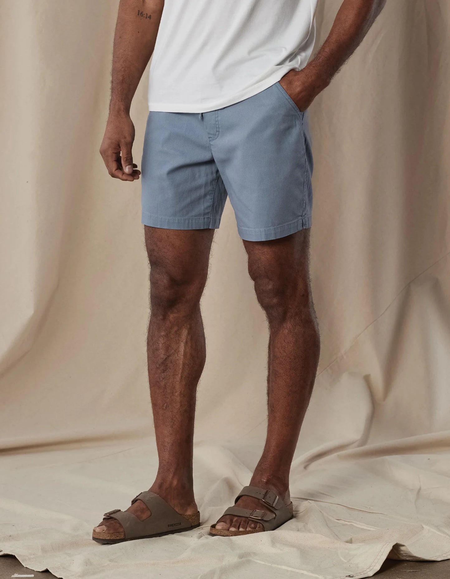 The Normal Brand Men's Jimmy Canvas Short, Raindrop