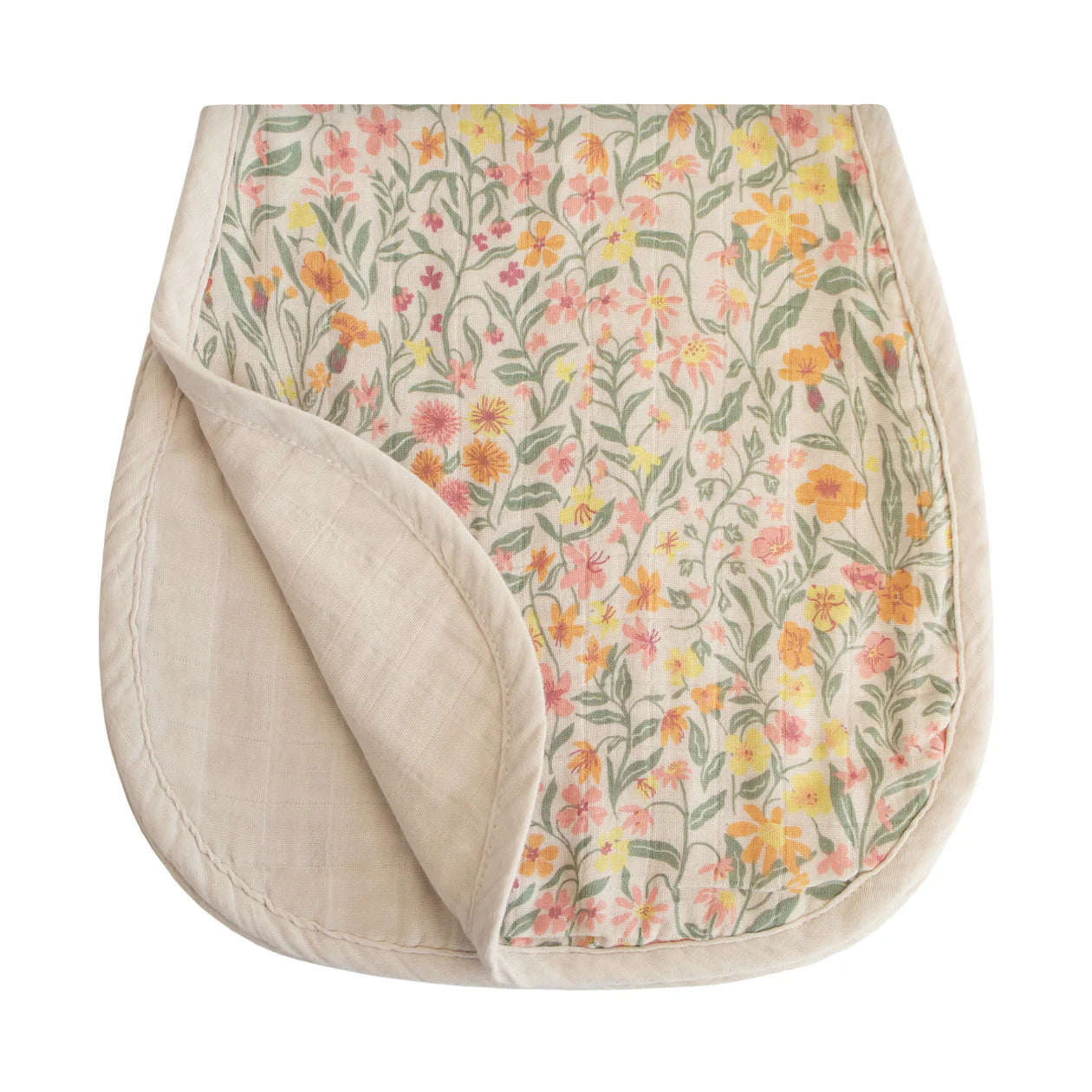 Mushie Organic Cotton Muslin Burp Cloth 2-Pack - Multiple Options