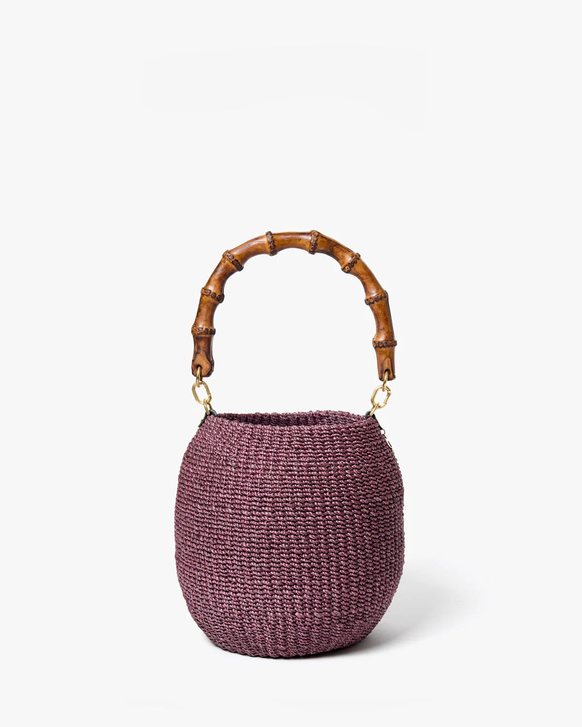 Clare V Pot de Miel w/ Bamboo Handle, Plumingo
