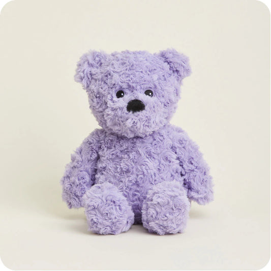 Warmies Purple Curly Bear