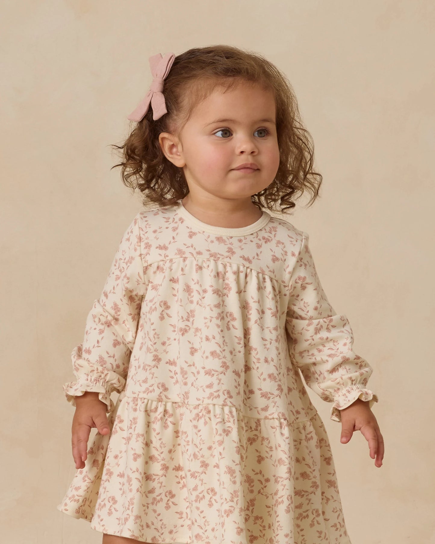 Quincy Mae Tiered Jersey Dress, French Garden