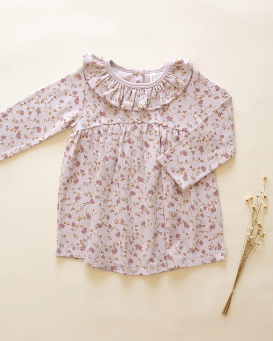 Quincy Mae Ruffle Collar Jersey Dress, Garden