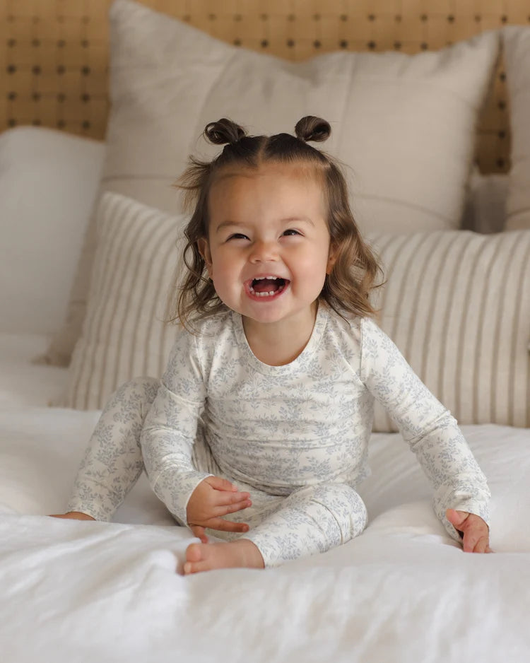 Quincy Mae Bamboo Pajama Set, Cloud Floral