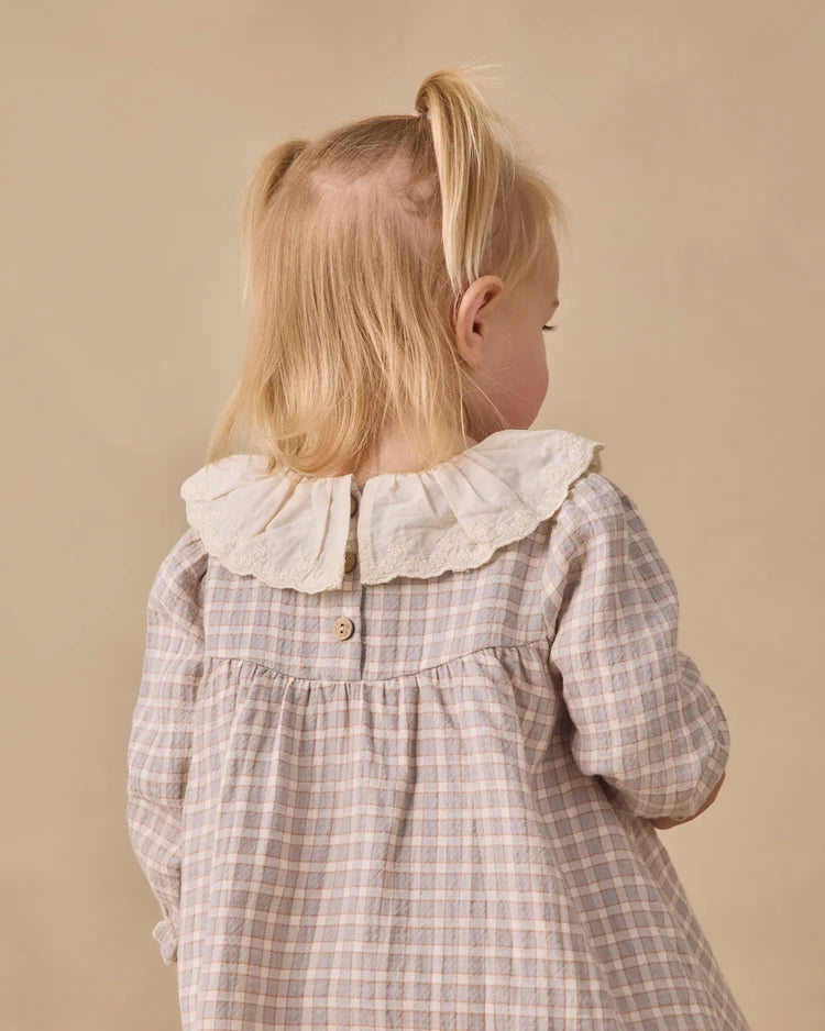 Quincy Mae Callie Dress, Blue Gingham