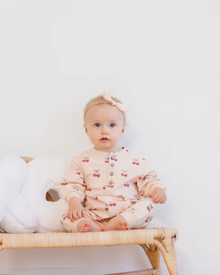 Quincy Mae Relaxed Fleece Jumpsuit, Mon Amour