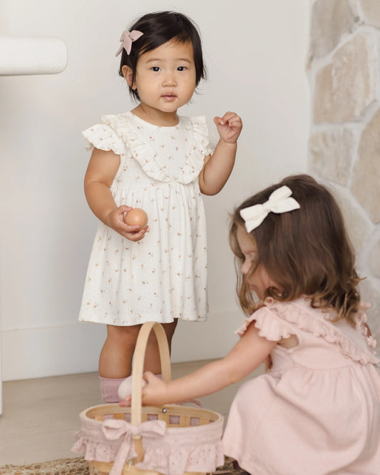 Quincy Mae Bow w Clip Set of 3 , Natural/Mauve/Sage