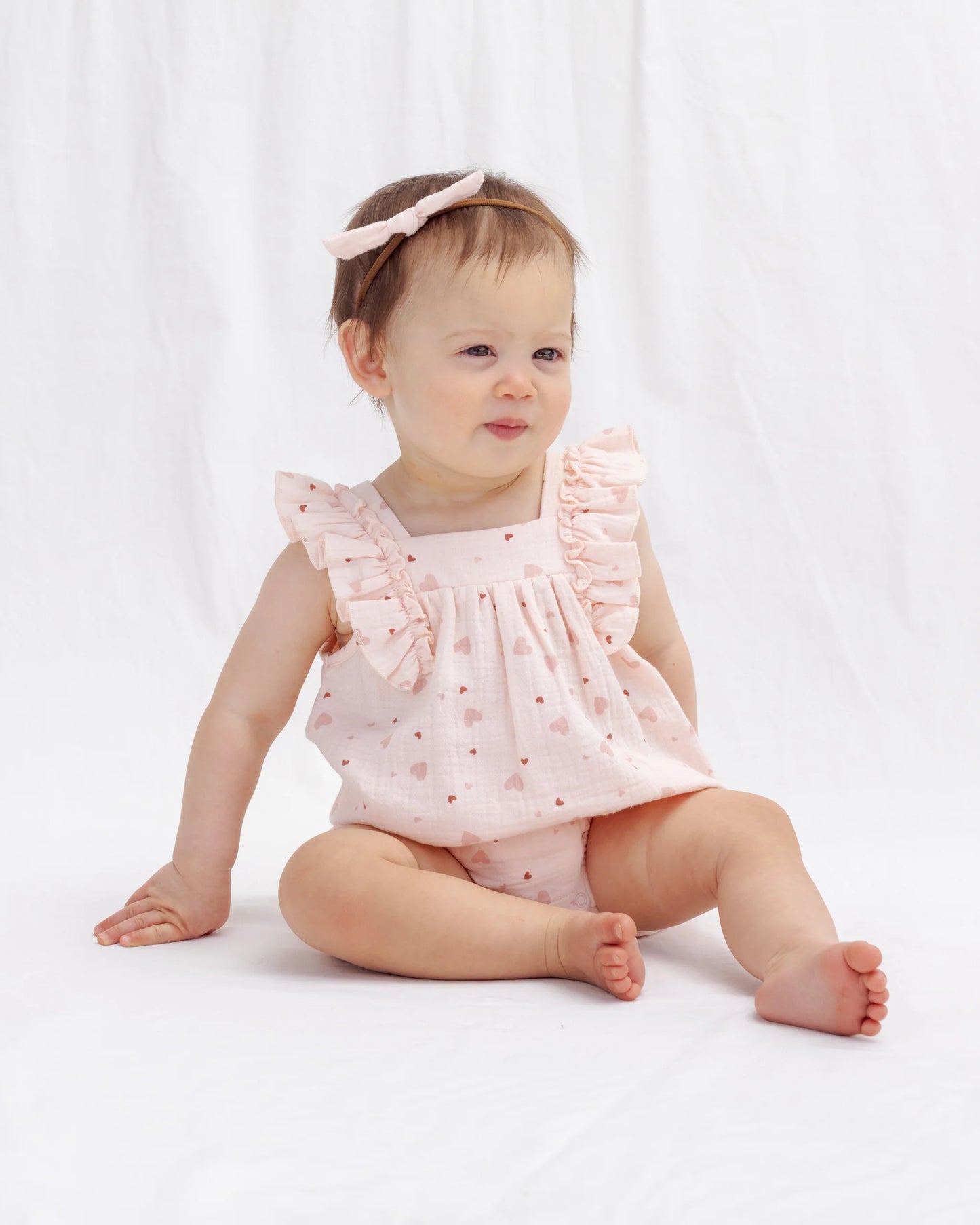 Quincy Mae Little Knot Headband, Petal