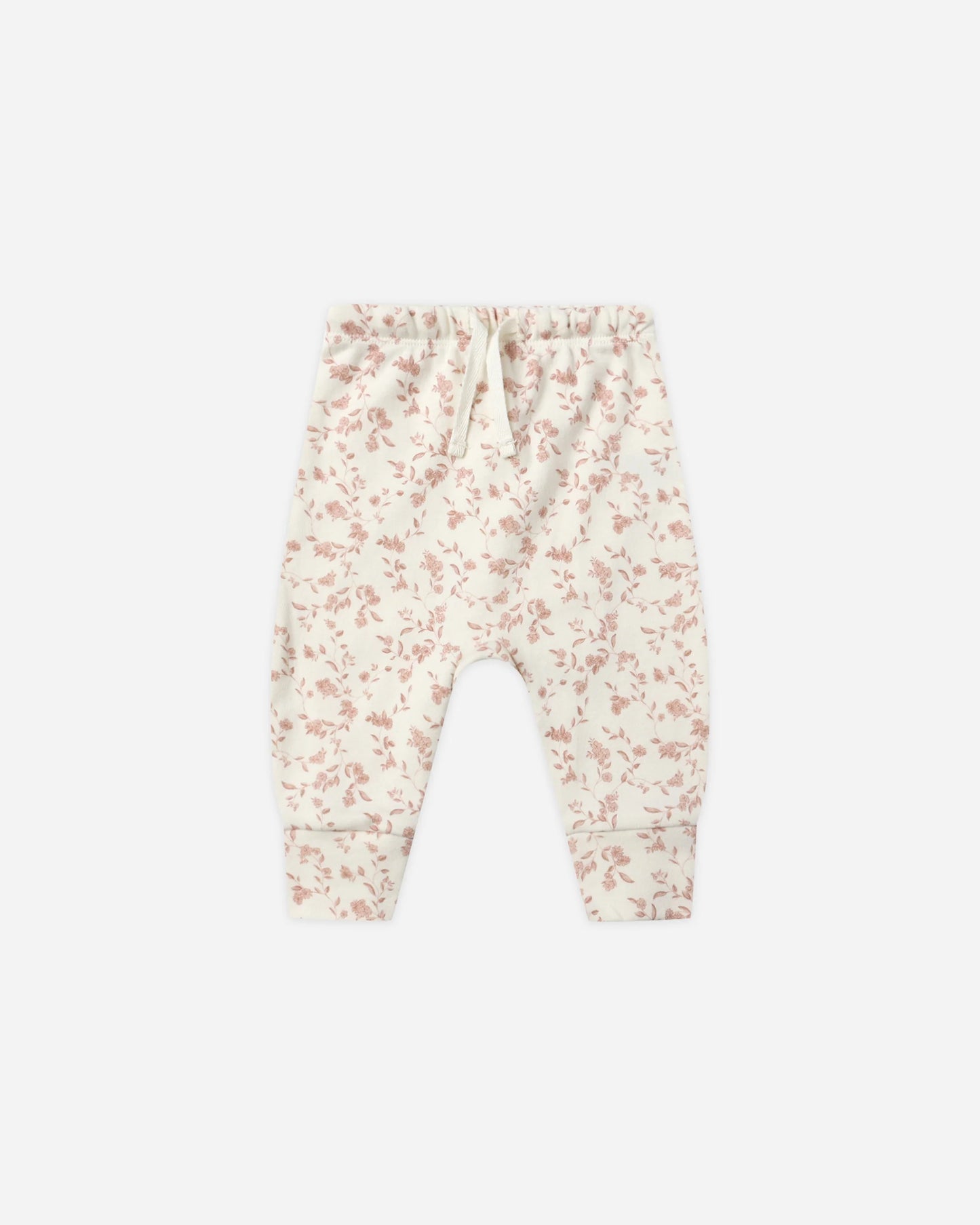 Quincy Mae Long Sleeve Tee + Drawstring Pant, French Garden