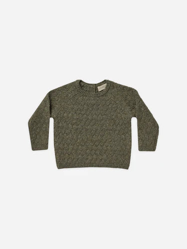 Quincy Mae Knit Sweater - Forest, Heathered
