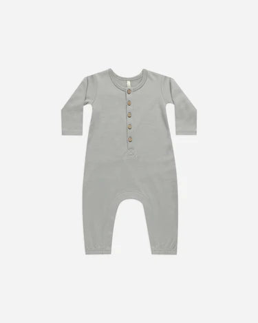 Quincy Mae Long Sleeve Jumpsuit, Dusty Blue