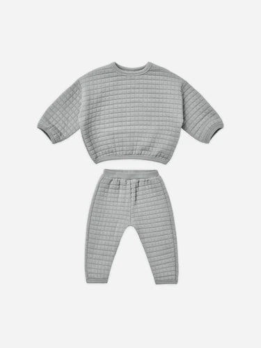 Quincy Mae Quilted Sweater + Pant Set - Multiple Options