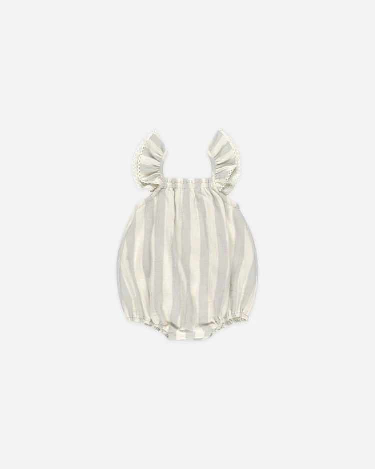 Quincy Mae Bonnie Romper, Sky Stripe