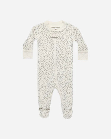 Quincy Mae Zip Long Sleeve Sleeper Footie, Scatter