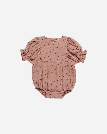 Quincy Mae Cosette Romper, Hearts