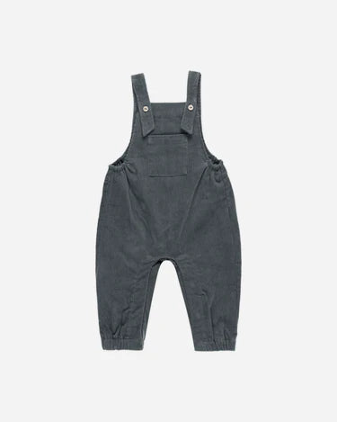 Quincy Mae Corduroy Baby Overalls, Indigo