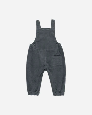 Quincy Mae Corduroy Baby Overalls, Indigo