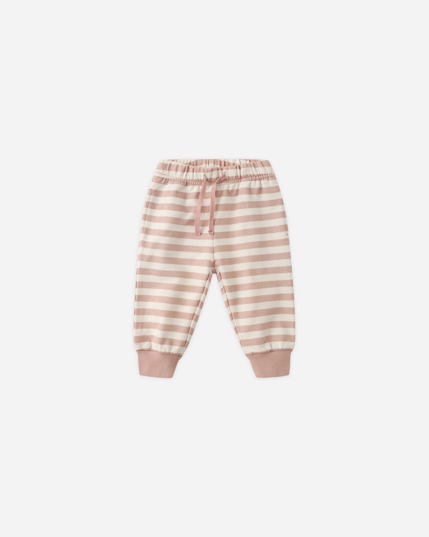 Quincy Mae Relaxed Sweatshirt + Relaxed Sweatpant, Pink Stripe