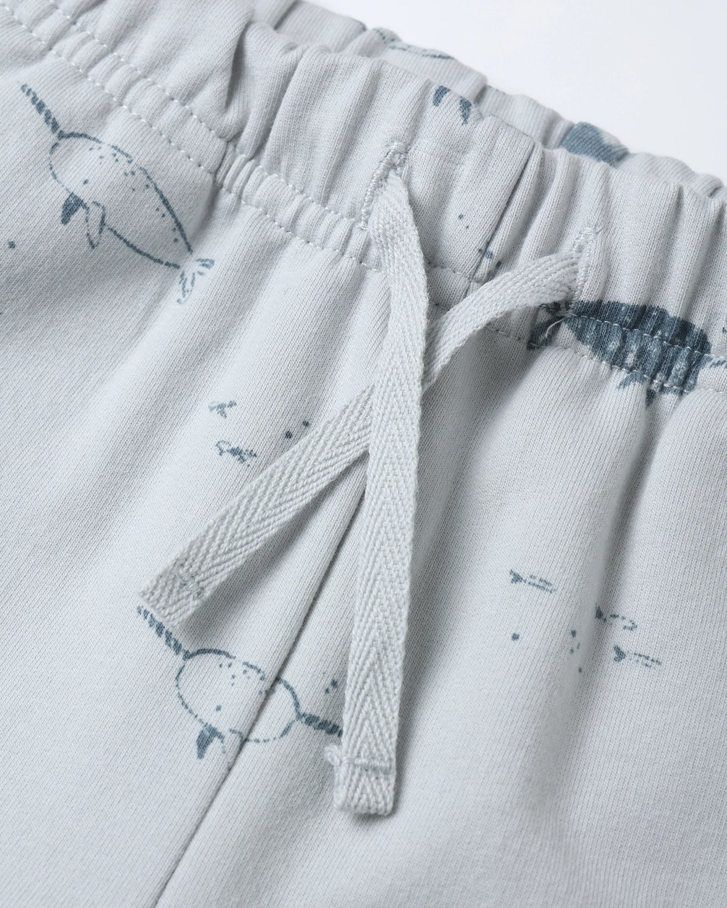 Quincy Mae Relaxed Fleece Sweatshirt + Relaxed Fleece Sweatpant, Narwhals