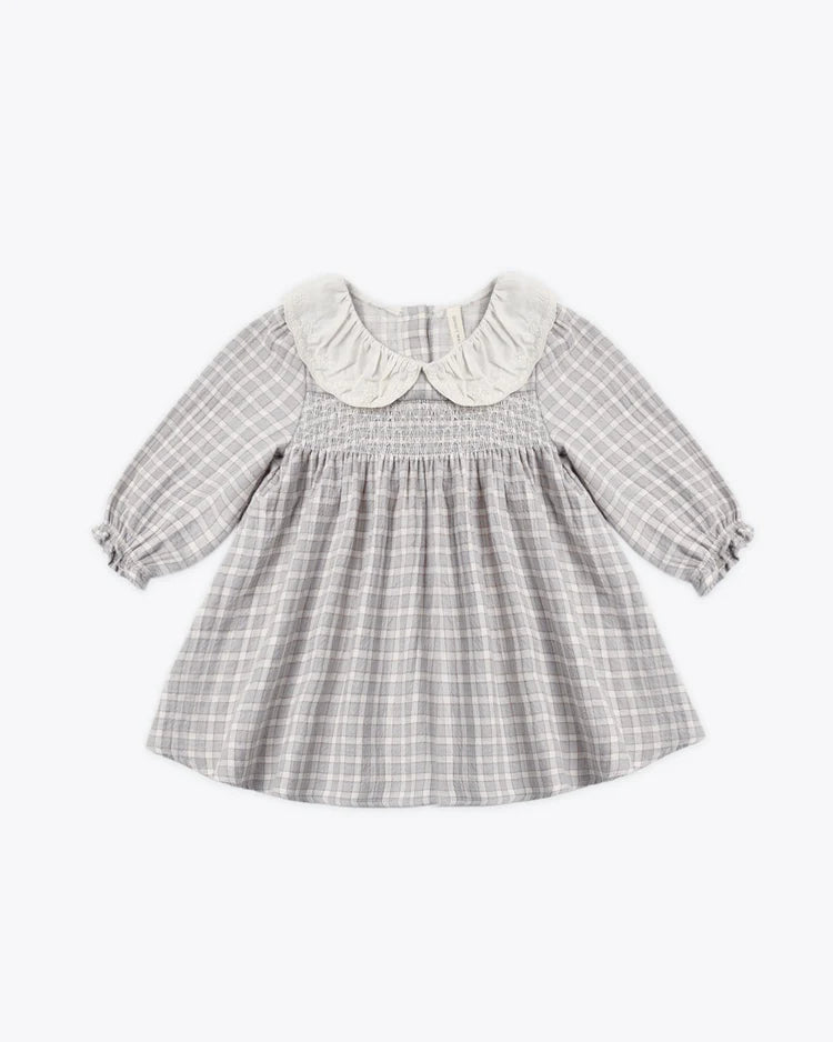 Quincy Mae Callie Dress, Blue Gingham