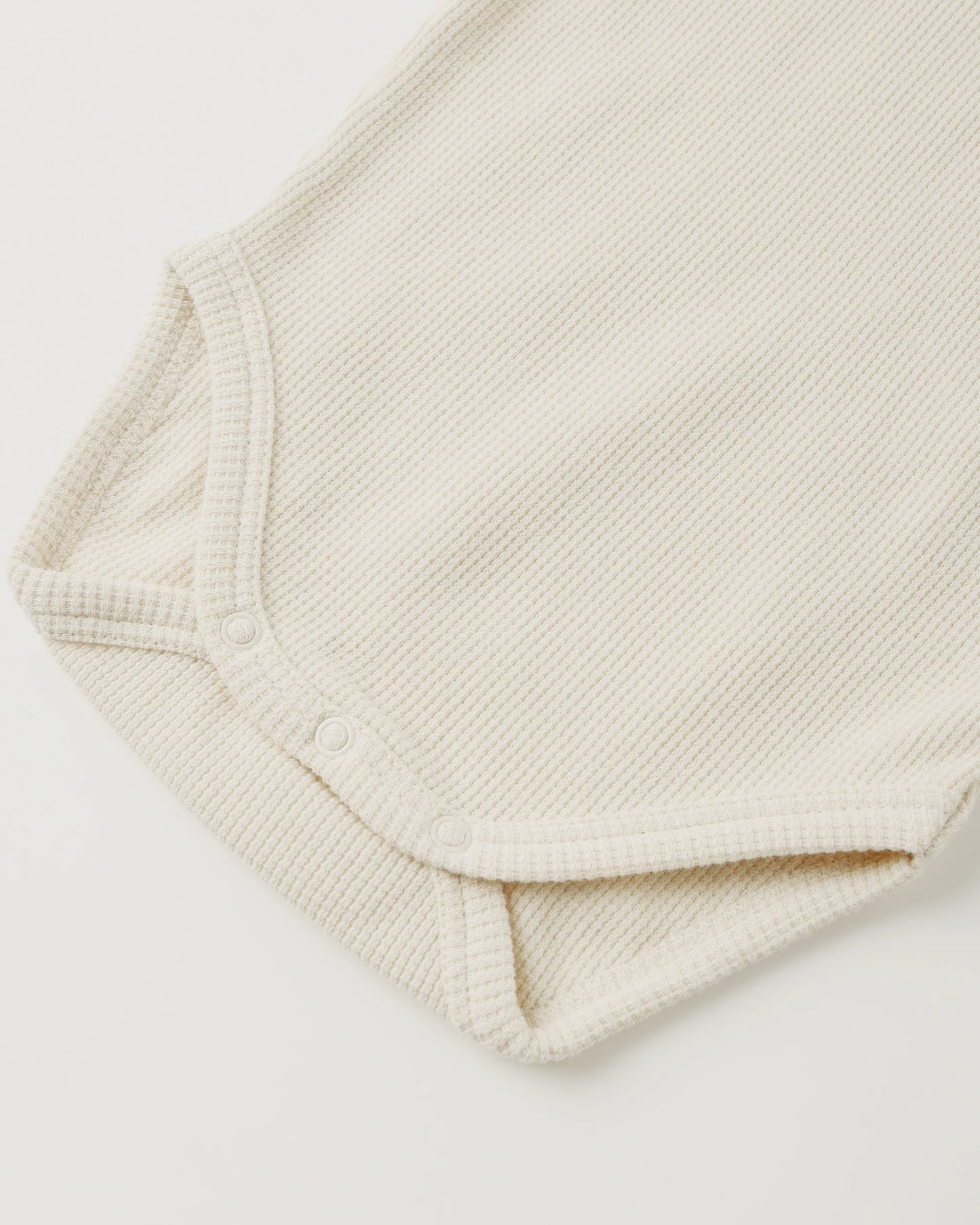 Quincy Mae Waffle Long Sleeve Bodysuit - Multiple Options