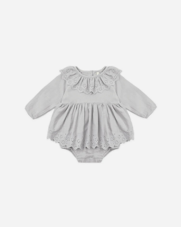 Quincy Mae Thalia Romper, Cloud