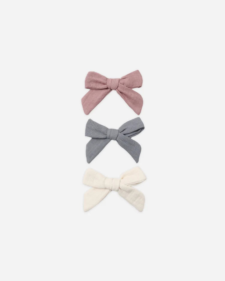 Quincy Mae Bow w/Clip Set of 3 - Multiple Options