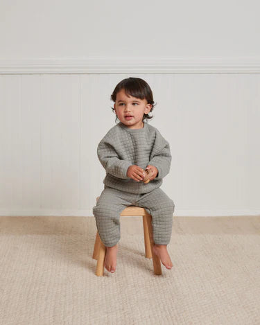 Quincy Mae Quilted Sweater + Pant Set, Multiple Options