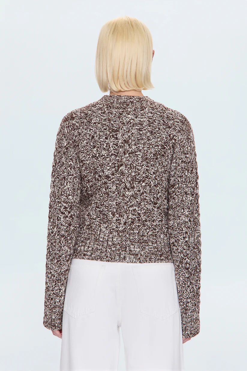 Pistola Quinn Sweater, Chocolate Marl
