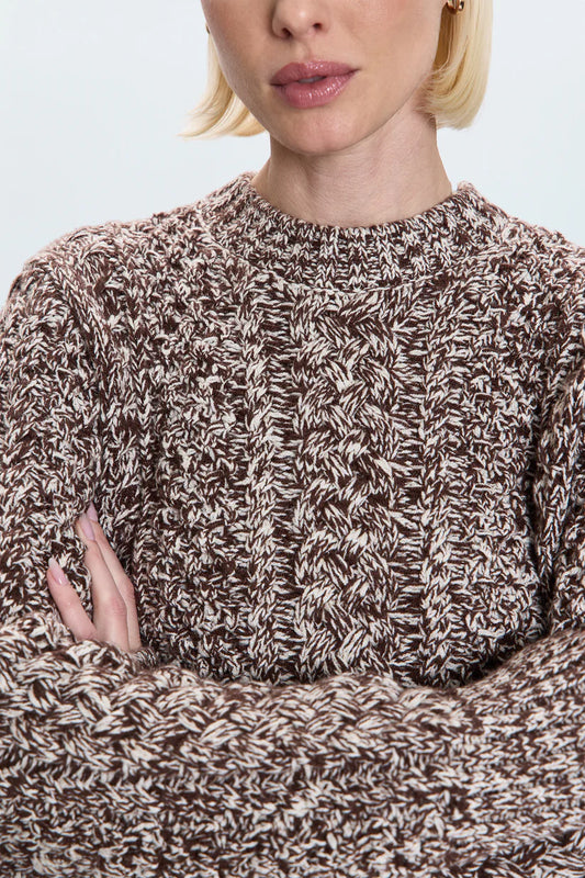 Pistola Quinn Sweater, Chocolate Marl