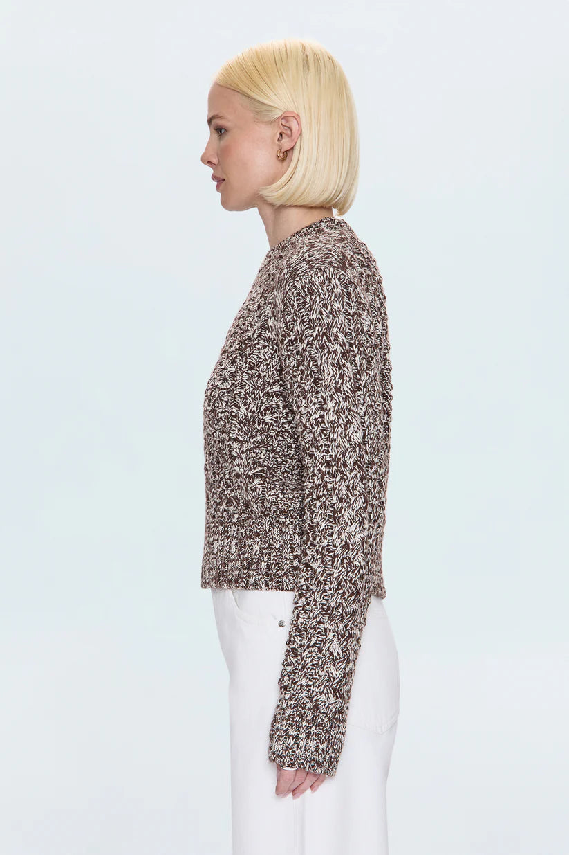 Pistola Quinn Sweater, Chocolate Marl