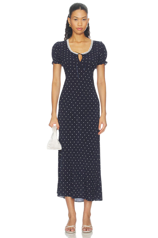 Rails Allison Dress, Navy Polka Dots