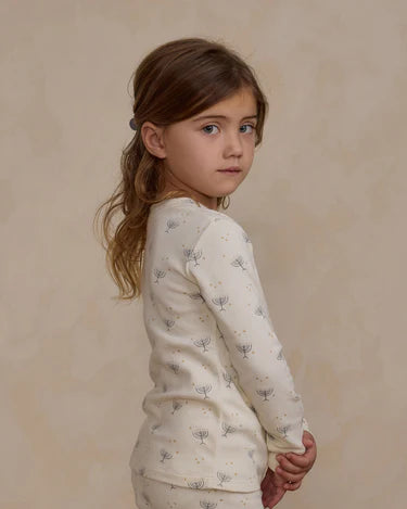 Rylee + Cru Organic Long Sleeve Pajama Set, Hanukkah